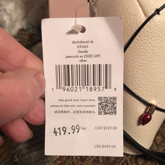 NEW Kate Spade ♠️ Dachshund Lights Crossbody Purse (Claude) - Picture 11 of 17